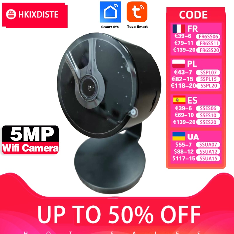 Baby Nursery Camera - Wireless 5MP Tuya Magnetic Camera Human