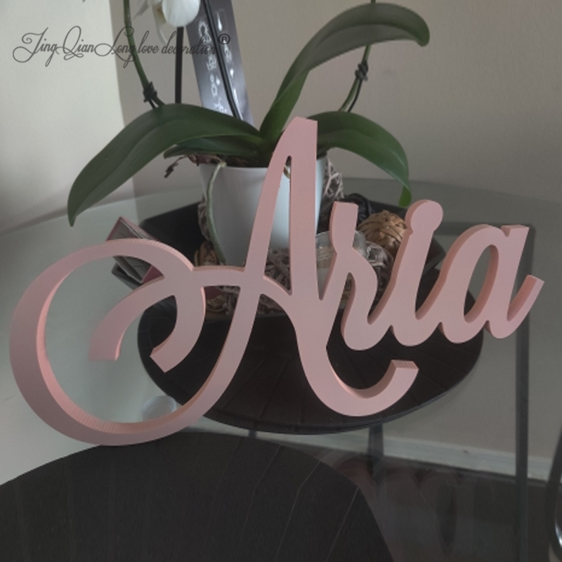 Baby Nursery Ideas - Customized Name Sign Custom wooden Name