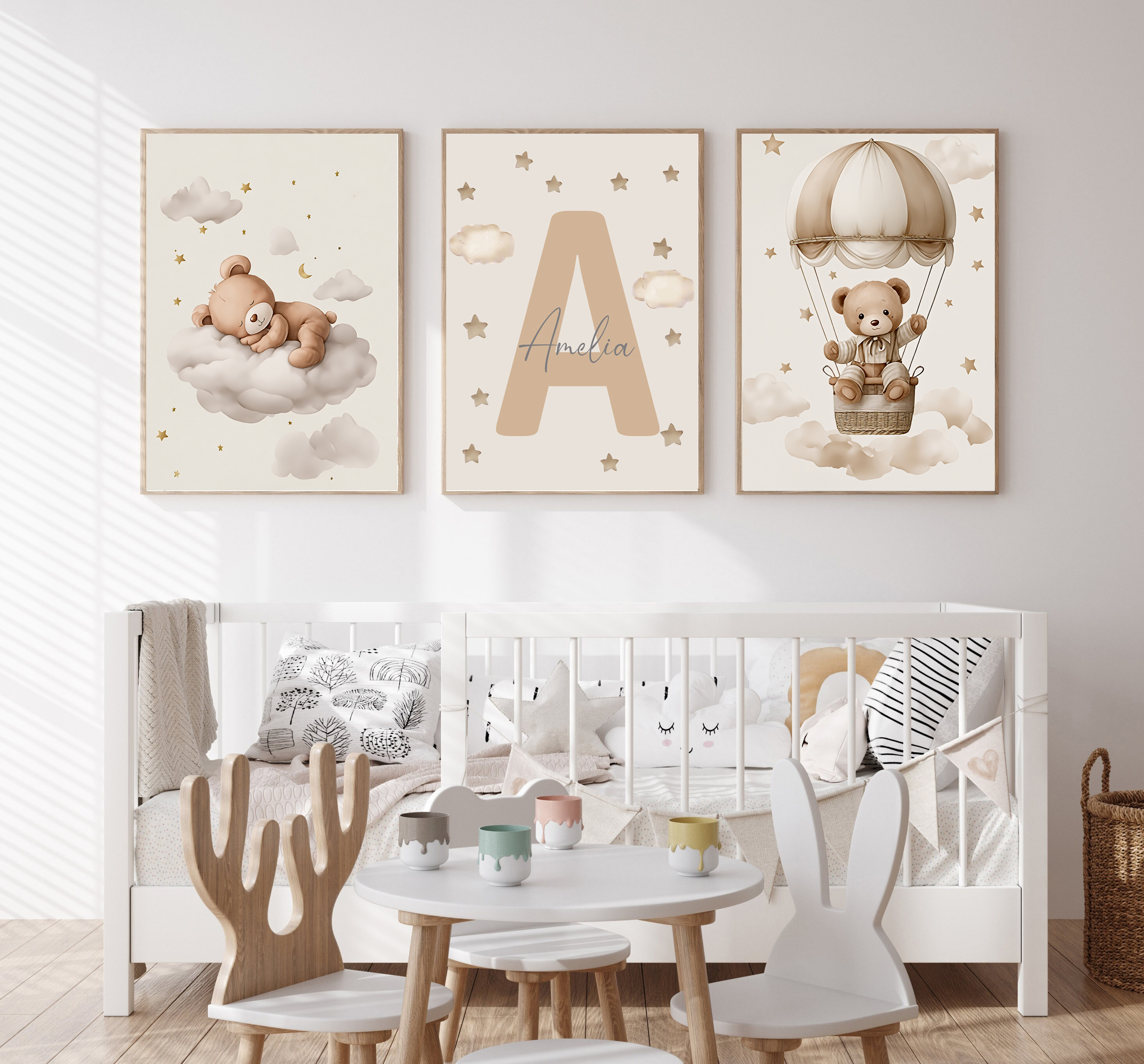 Baby Nursery Ideas - 3pcs/set Bohemian Teddy Bear Animal Custom