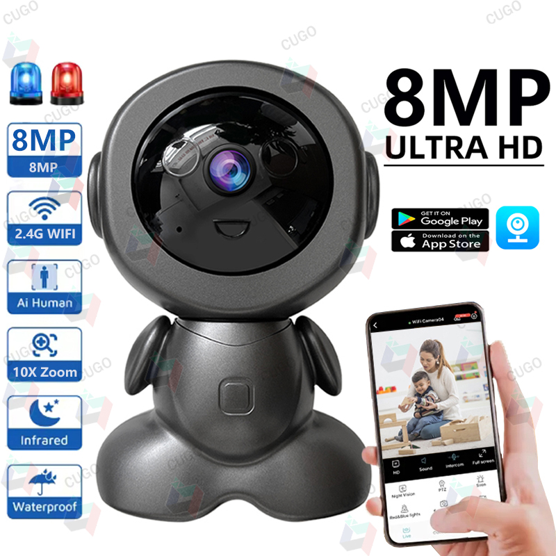 8MP Wifi Surveillance Robot Ca - Baby Nursery Camera recensione e prezzo