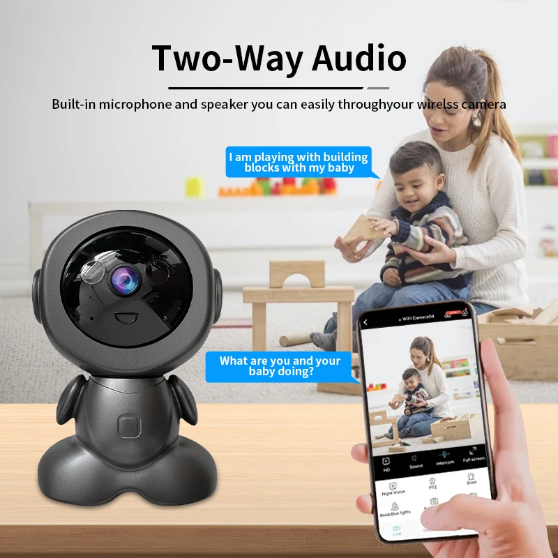 8MP Wifi Surveillance Robot Ca - Baby Nursery Camera recensione e prezzo