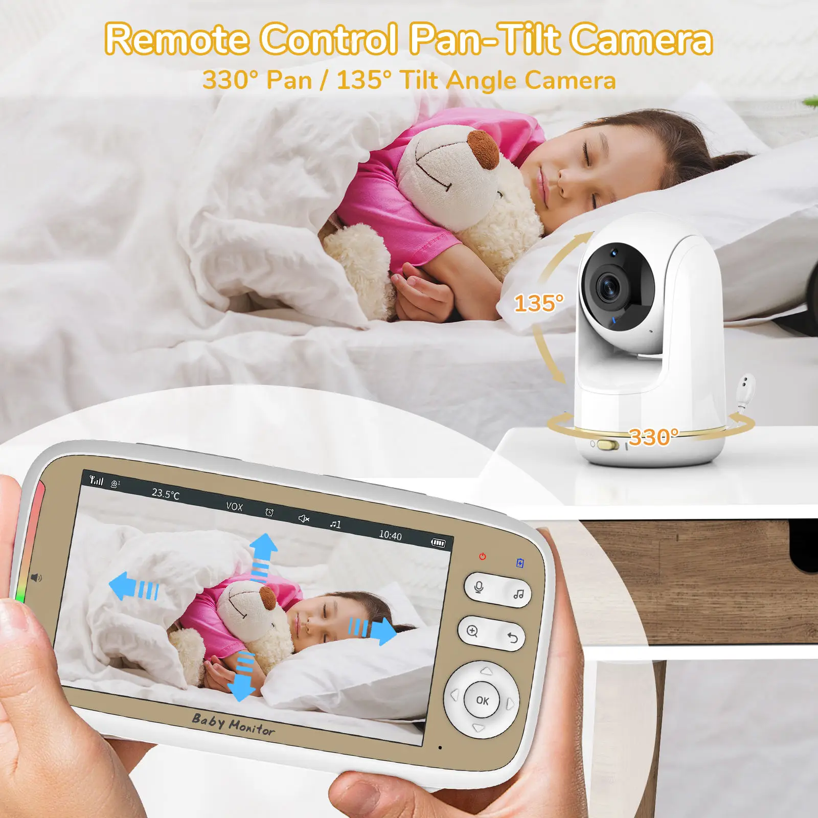 VB803 PRO Baby Monitor with 2p - Baby Nursery Camera recensione e prezzo