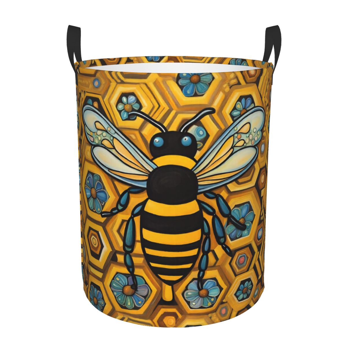 Bee And Honeycomb Print Laundr - Baby Nursery Hamper recensione e prezzo