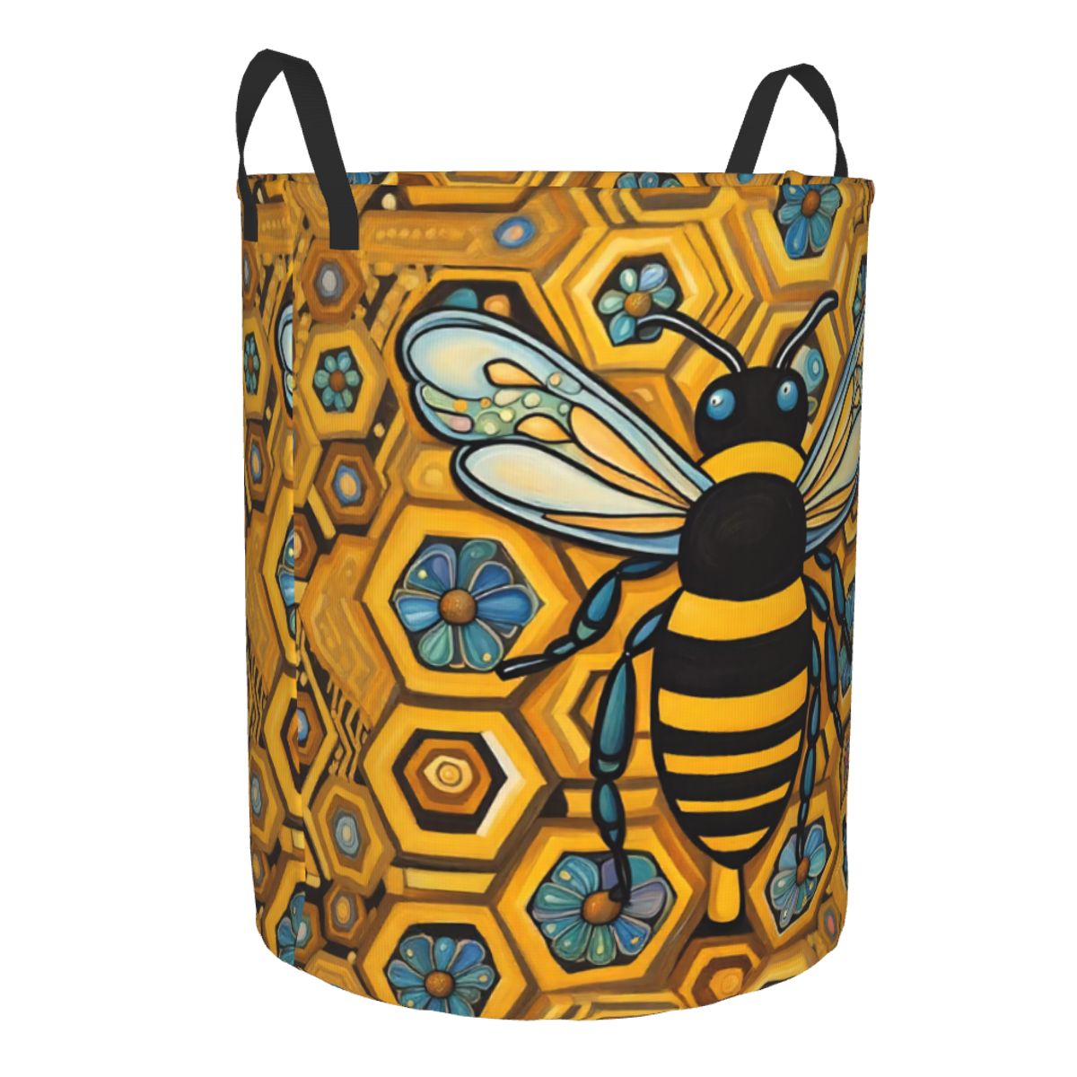 Bee And Honeycomb Print Laundr - Baby Nursery Hamper recensione e prezzo