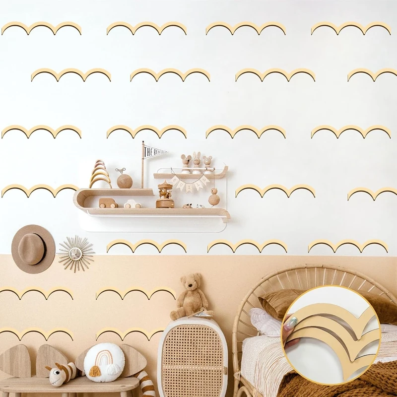 36Pcs Unfinished Wood Trim Mol - Baby Nursery Ideas recensione e prezzo