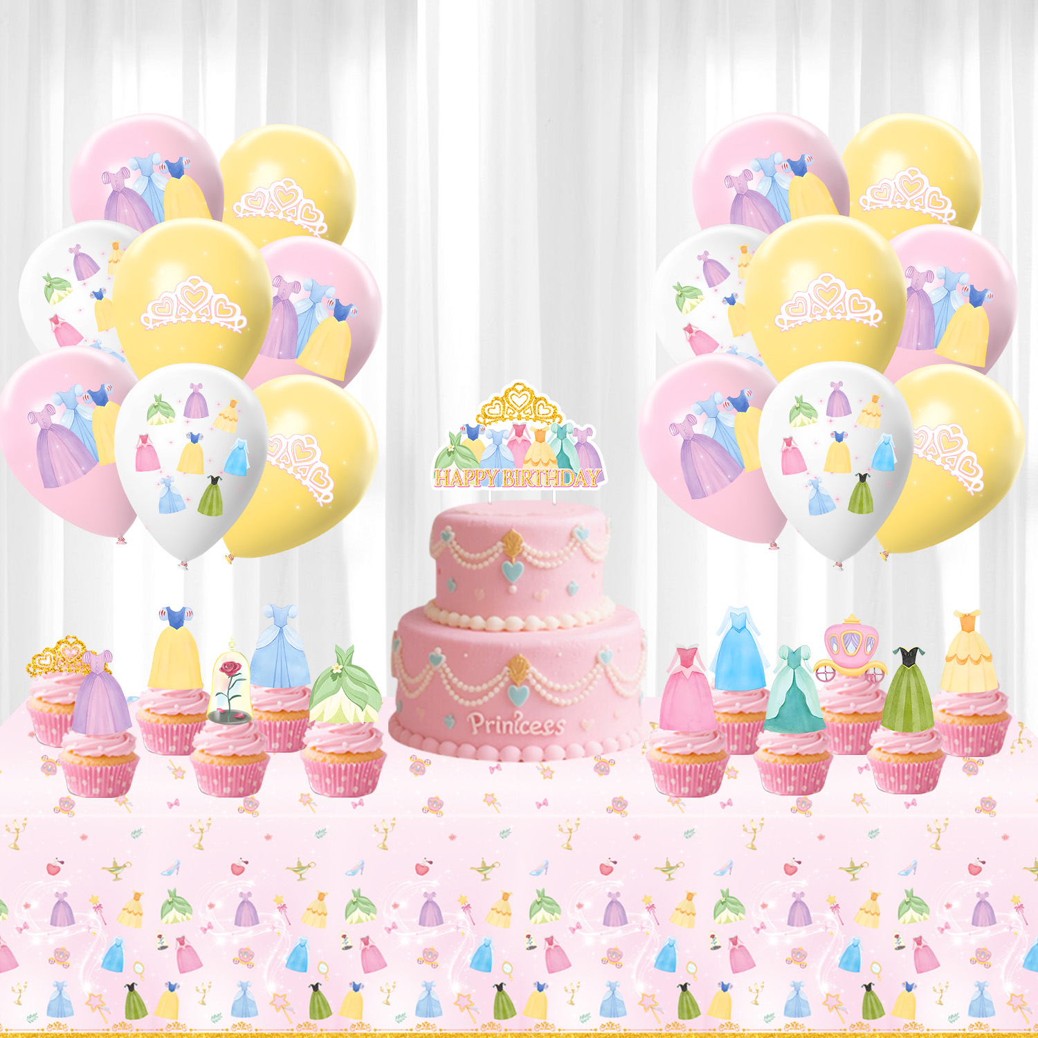 Princess Dress Girls Birthday  - Baby Nursery Ideas Girl recensione e prezzo