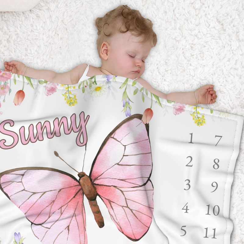 VIKAMA Watercolor Pink Butterf - Baby Nursery Pink recensione e prezzo