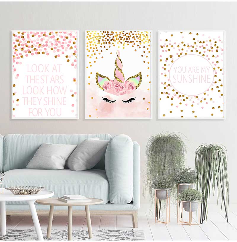 Decorative Picture Baby Girl B - Baby Nursery Pink recensione e prezzo