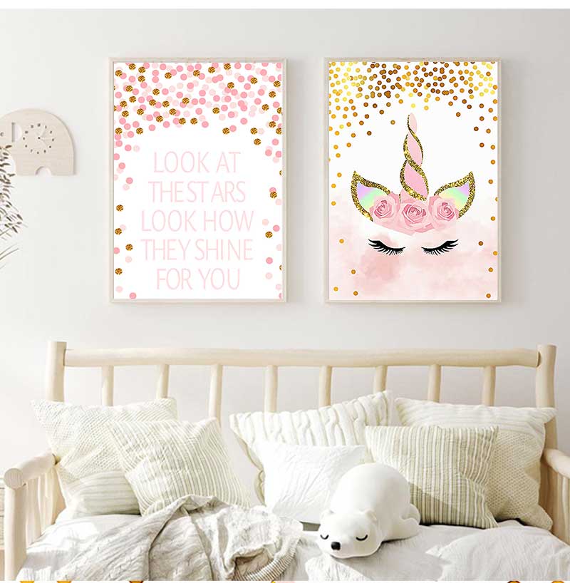 Decorative Picture Baby Girl B - Baby Nursery Pink recensione e prezzo