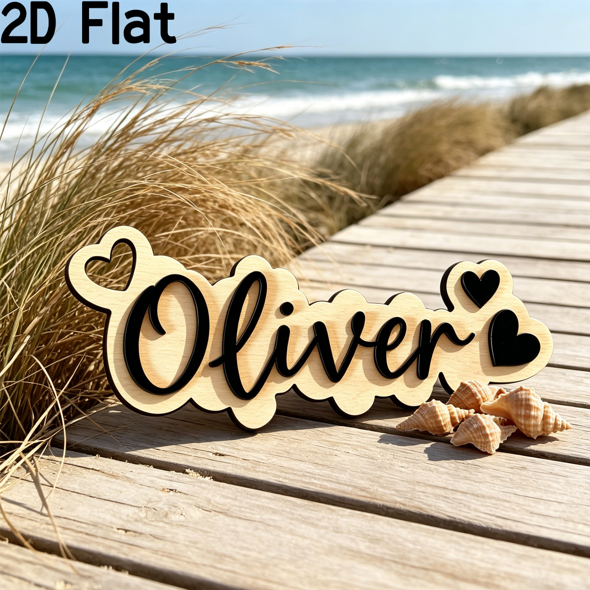 1Pc Custom Love Decor Wooden A - Baby Nursery Wall Decor recensione e prezzo