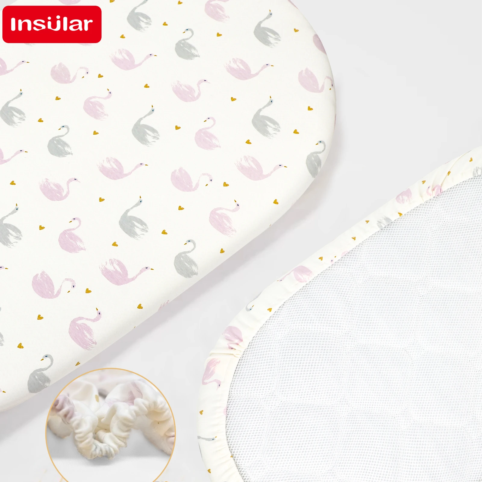 INSULAR 1PCS Polyester Fitted  - Baby Nursery Hamper recensione e prezzo