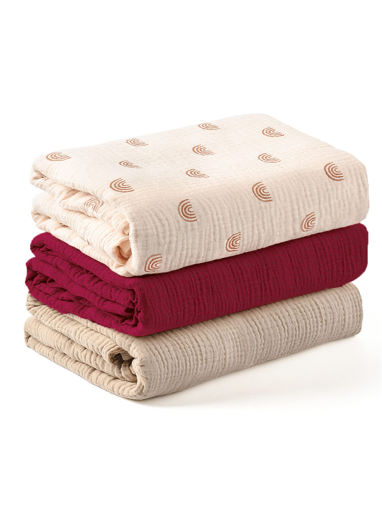 3PCS/set Soft Breathable Newbo - Swaddle Blanket Muslin recensione e prezzo