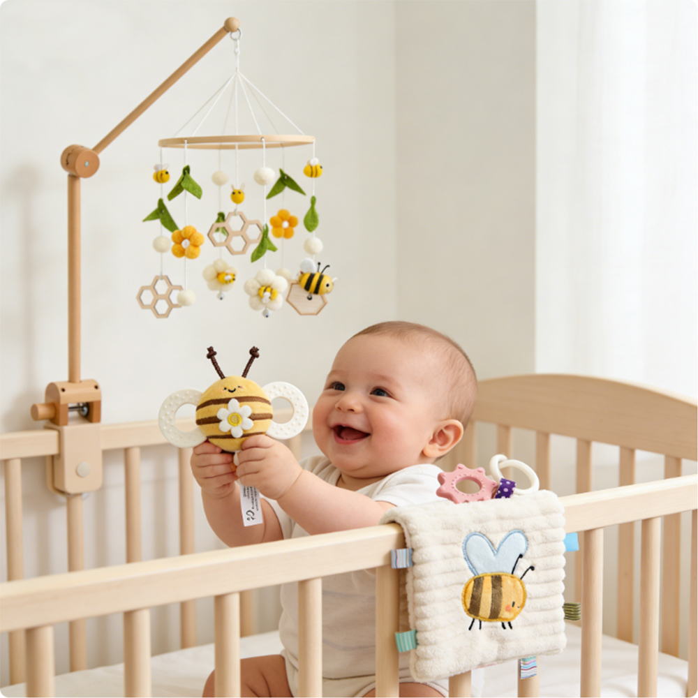 Baby Crib Mobile Rattle Toy Fo - Crib Mobile Musical recensione e prezzo
