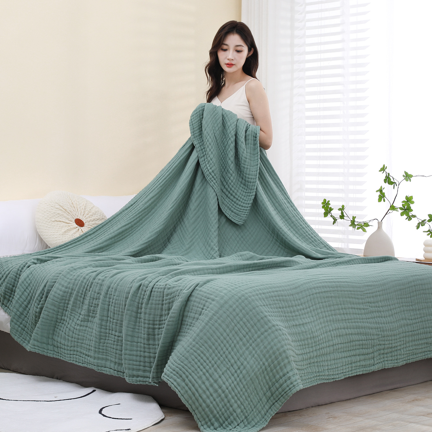 100% Cotton Muslin Blanket For - Swaddle Blanket Muslin recensione e prezzo
