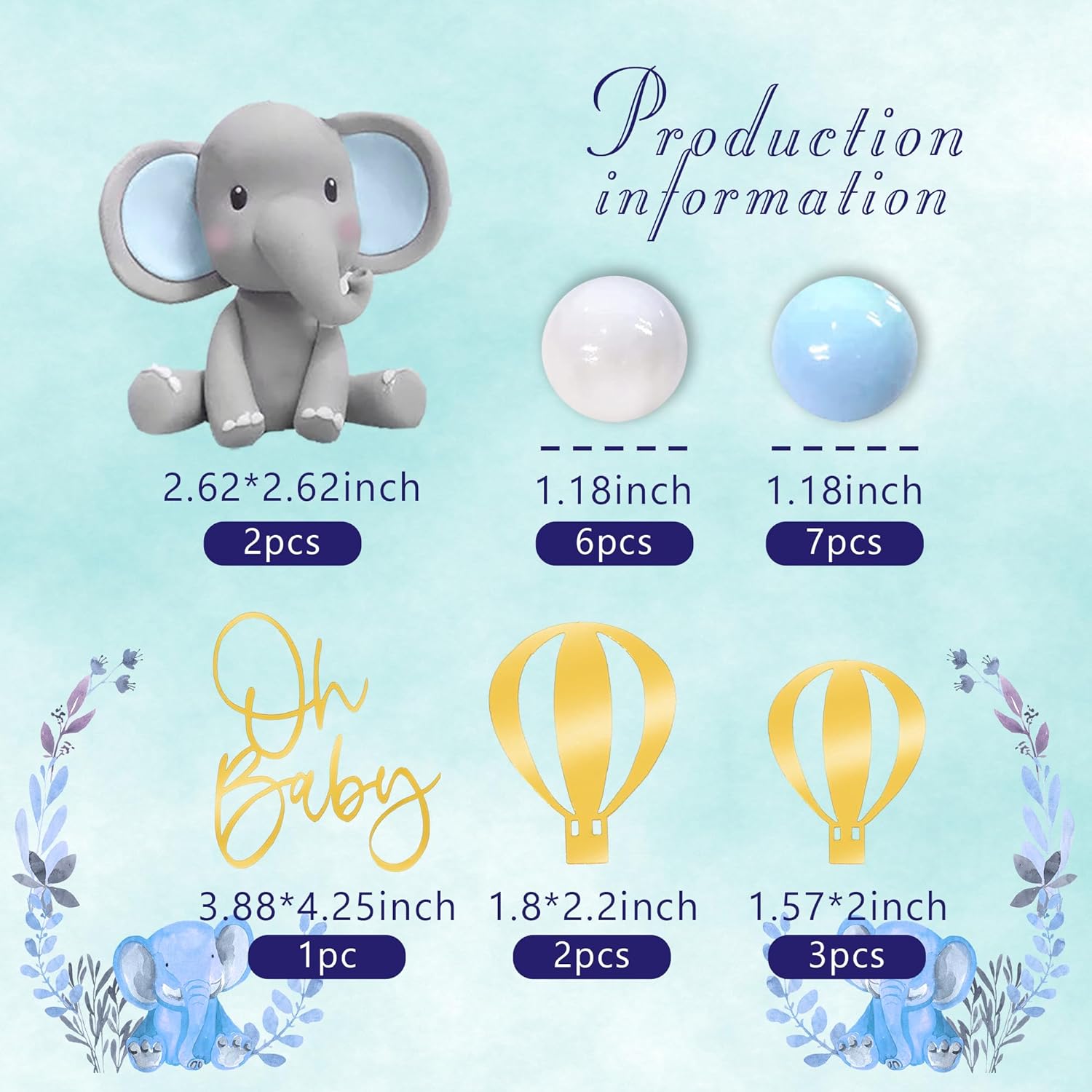 Elephant Cake Decoration Baby  - Baby Food Processor recensione e prezzo