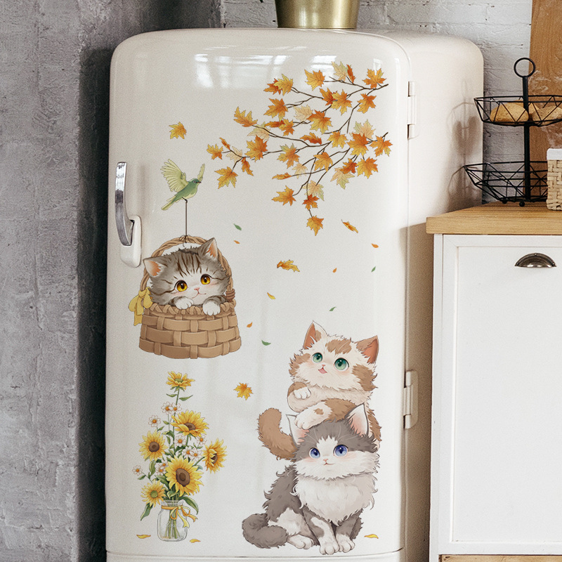 Cute Cat Vinyl Child Wall Stic - Baby Nursery Ideas Girl recensione e prezzo