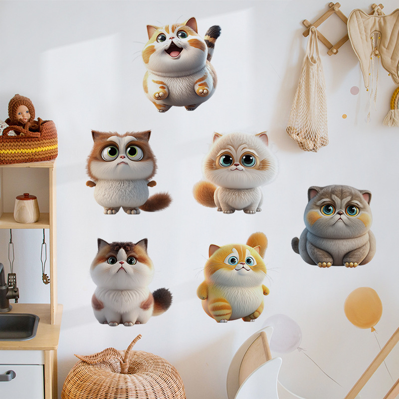 Cute Cat Vinyl Child Wall Stic - Baby Nursery Ideas Girl recensione e prezzo