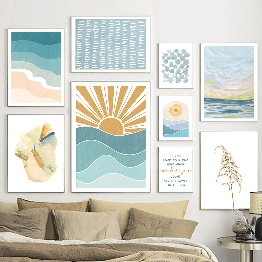 Sunrise Sunset Beach Ocean Quo - Baby Nursery Quotes Wall Art recensione e prezzo