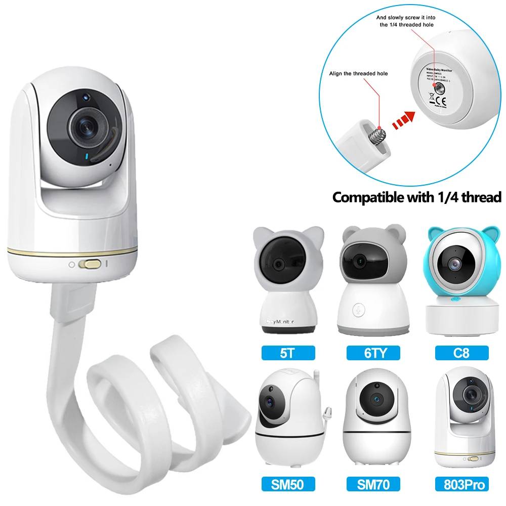 Baby Monitor Holder Flexible B - Baby Nursery Camera recensione e prezzo