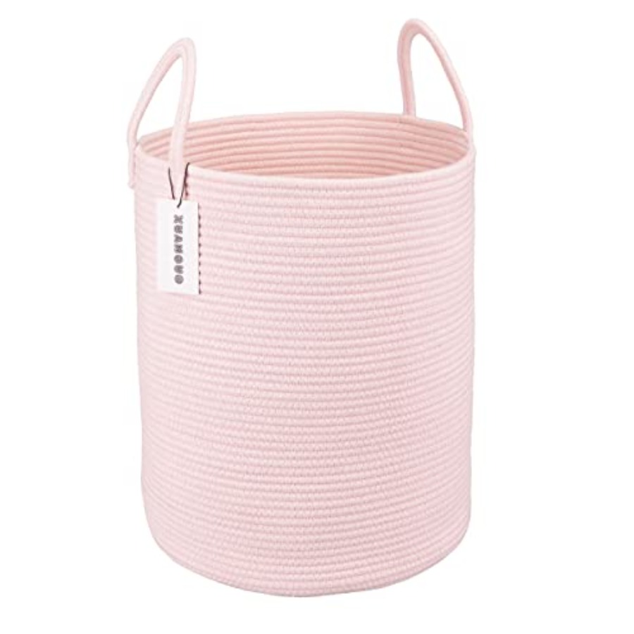 Cotton Rope Laundry Basket Ham - Baby Nursery Laundry Hamper recensione e prezzo
