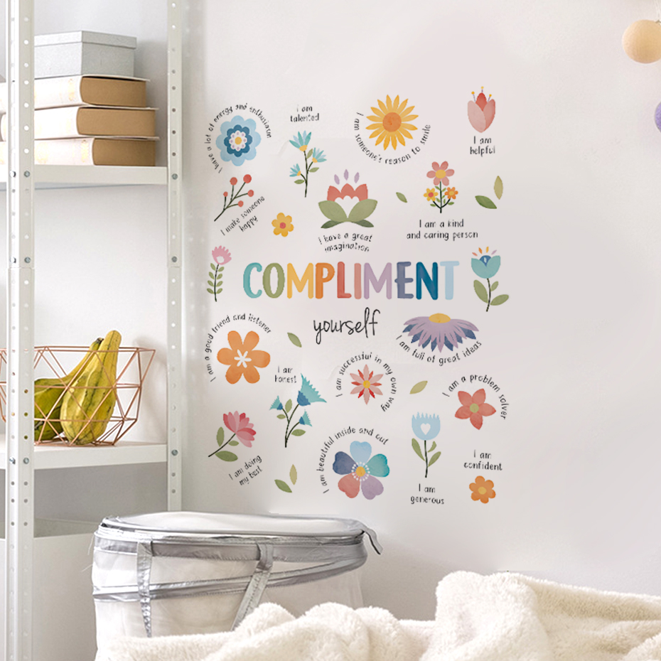 English colorful inspirational - Baby Nursery Quotes Wall Art recensione e prezzo
