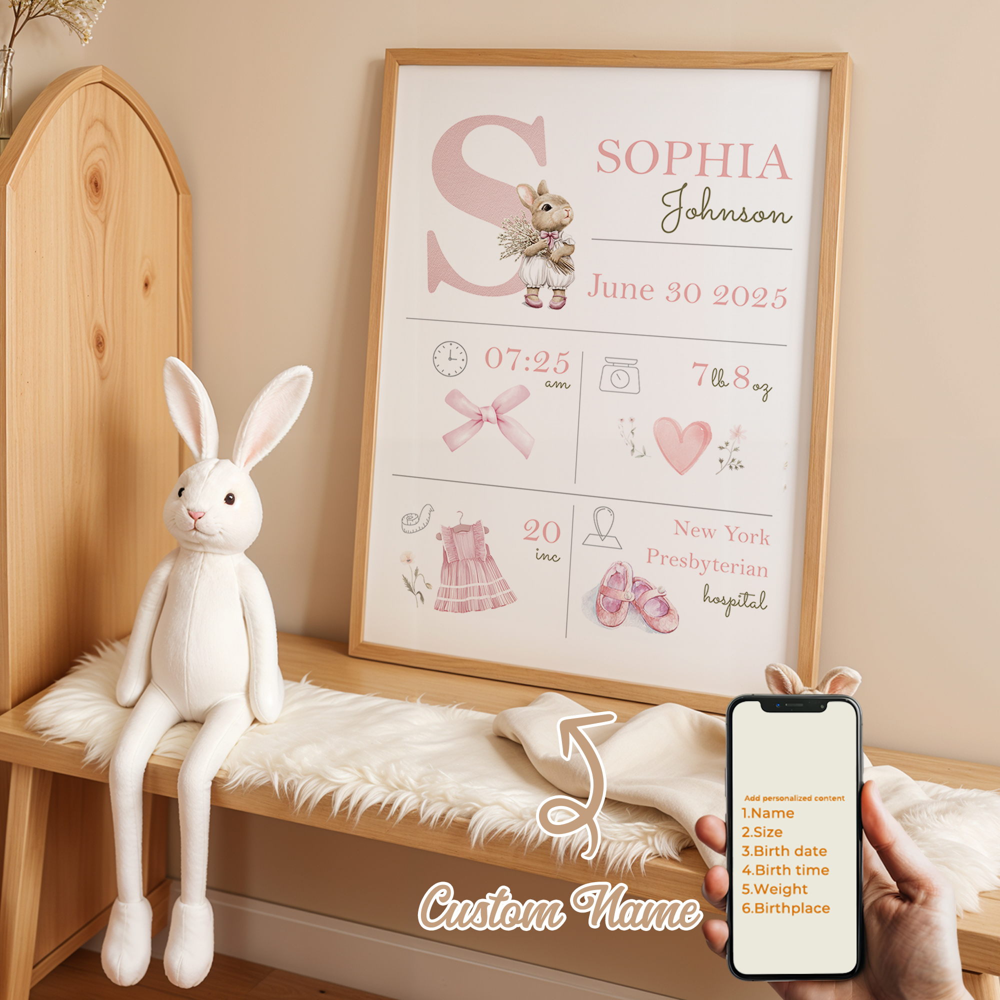 Personalized Custom Name Carto - Baby Nursery Wall Decor recensione e prezzo