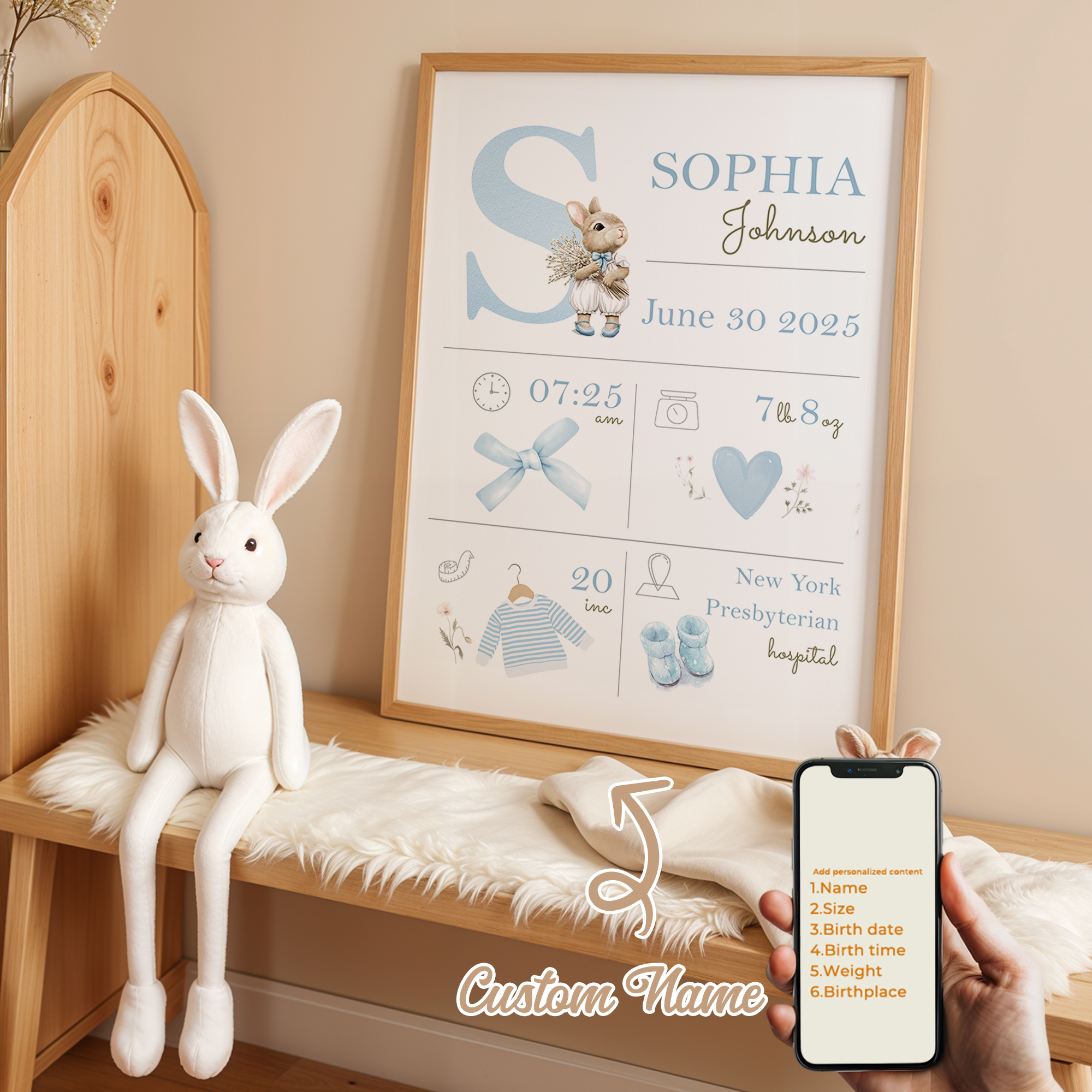 Personalized Custom Name Carto - Baby Nursery Wall Decor recensione e prezzo