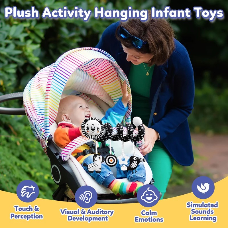 Baby Carseat Toy Black & White - Crib Mobile Musical recensione e prezzo