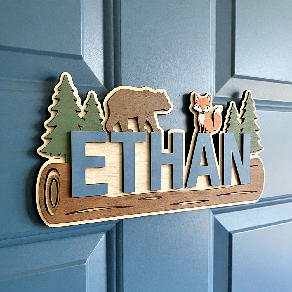 Woodland Forest Animal Persona - Baby Nursery Ideas recensione e prezzo