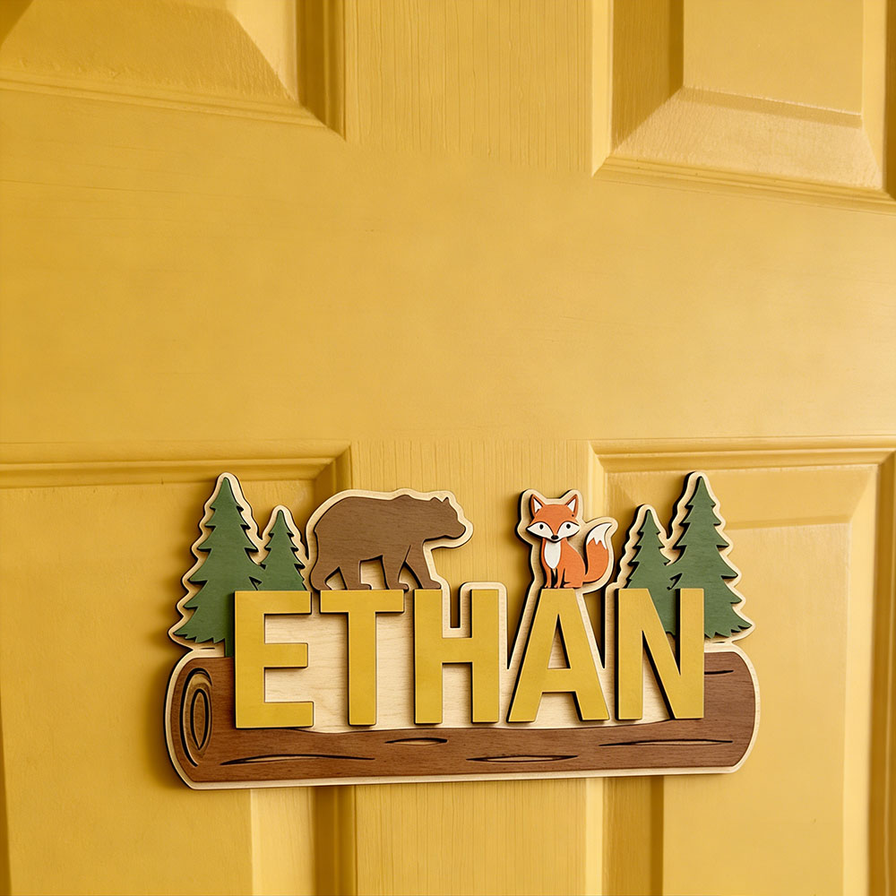 Woodland Forest Animal Persona - Baby Nursery Ideas recensione e prezzo