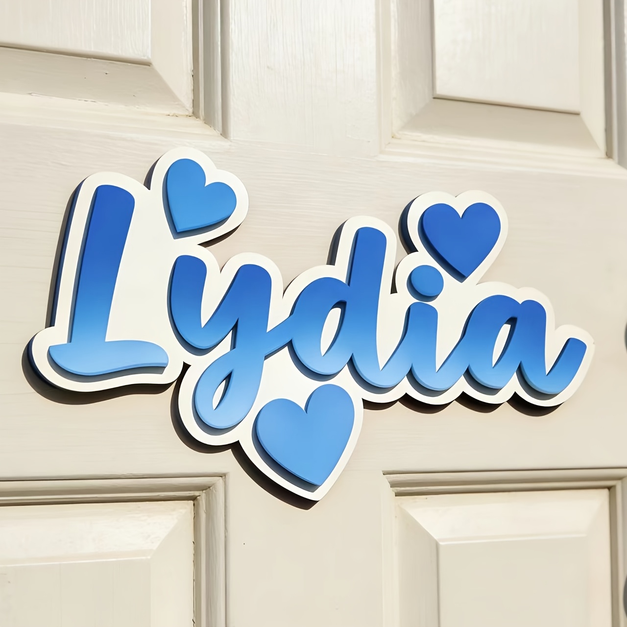 Personalized Gradient Heart Na - Baby Nursery Pink recensione e prezzo