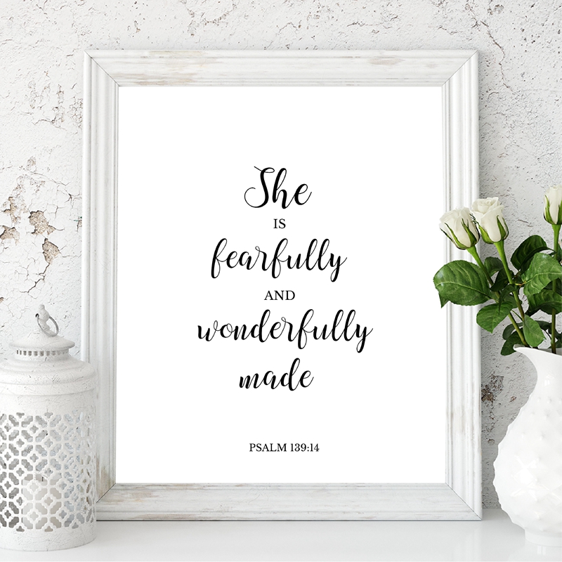 Bible Verses Quote Christian W - Baby Nursery Quotes Wall Art recensione e prezzo