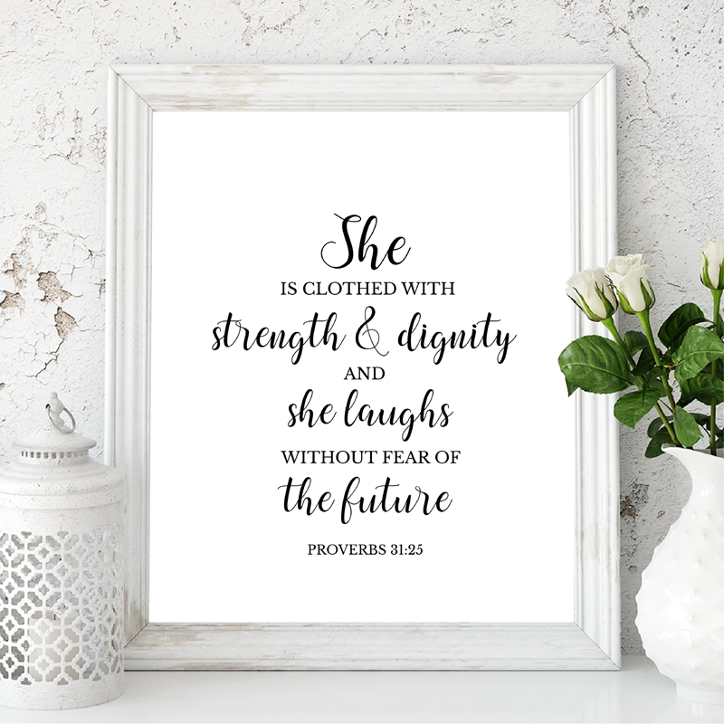 Bible Verses Quote Christian W - Baby Nursery Quotes Wall Art recensione e prezzo