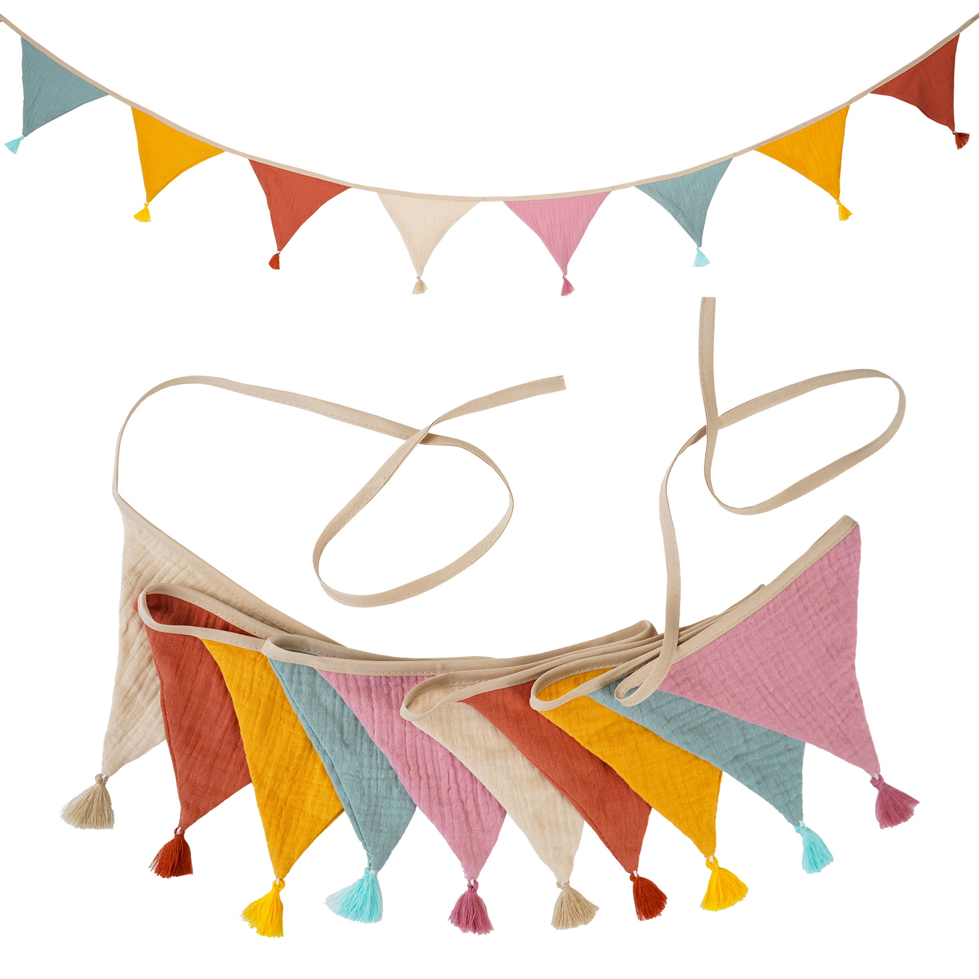 2.6M/8.5FT Nursery Fabric Bunt - Baby Nursery Ideas recensione e prezzo