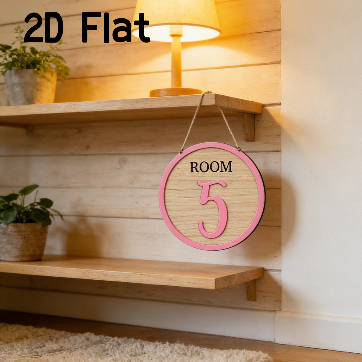 1Pc Cutom Pink Room Number Woo - Baby Nursery Wall Decor recensione e prezzo