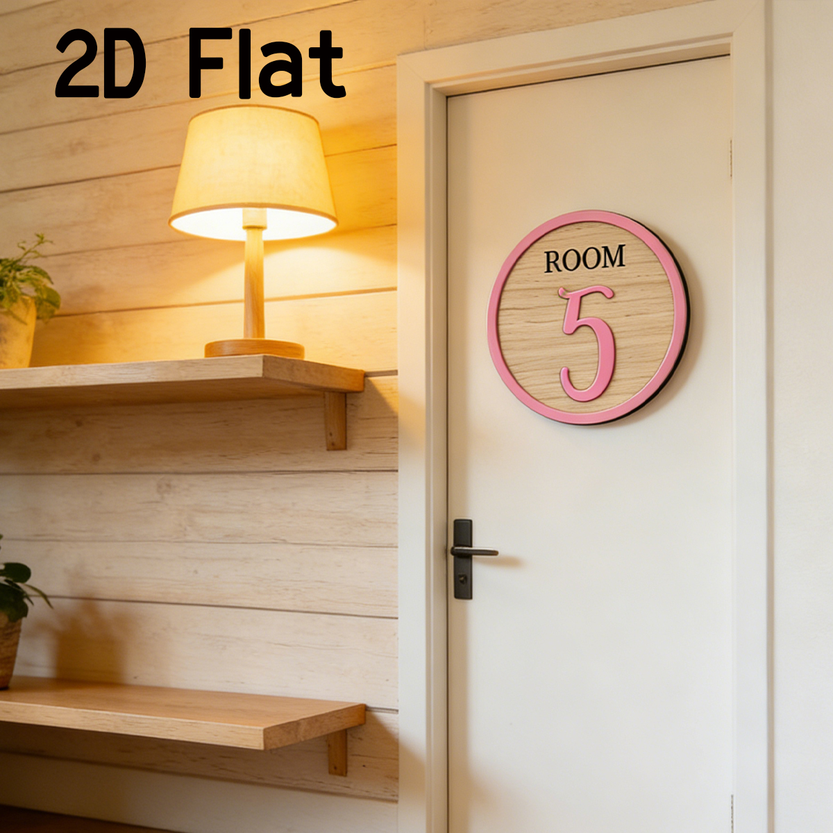 1Pc Cutom Pink Room Number Woo - Baby Nursery Wall Decor recensione e prezzo