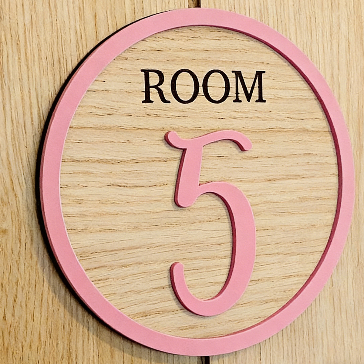 1Pc Cutom Pink Room Number Woo - Baby Nursery Wall Decor recensione e prezzo