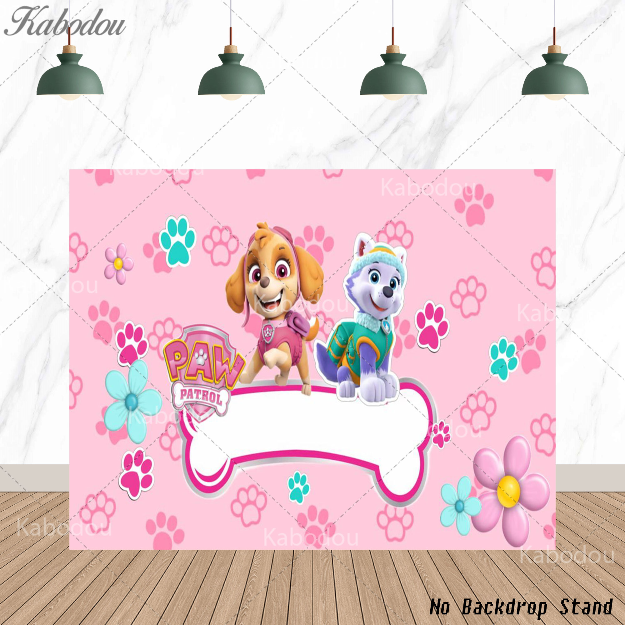 Pink Backdrop Paw Patrol Evere - Baby Nursery Ideas Girl recensione e prezzo