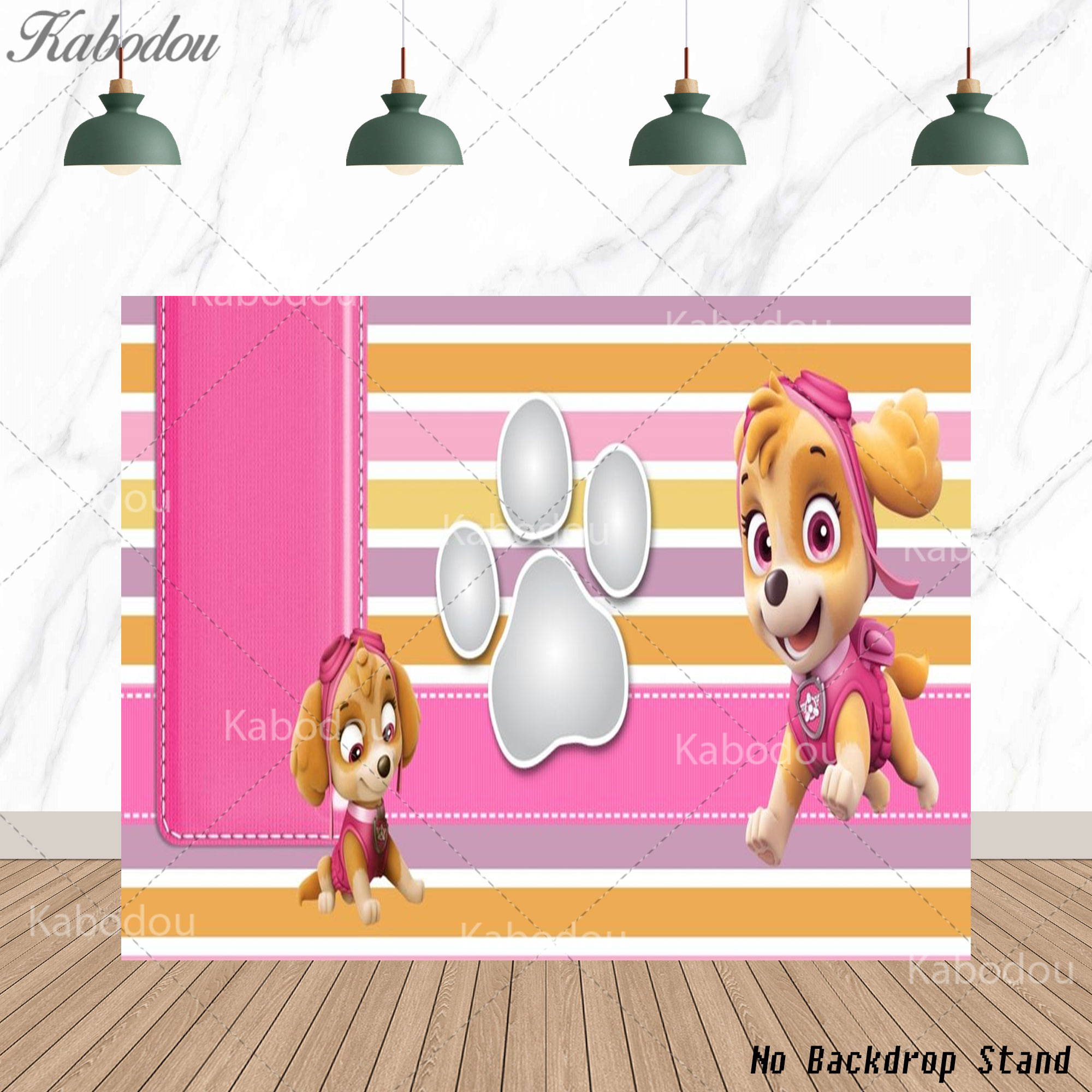 Pink Backdrop Paw Patrol Evere - Baby Nursery Ideas Girl recensione e prezzo