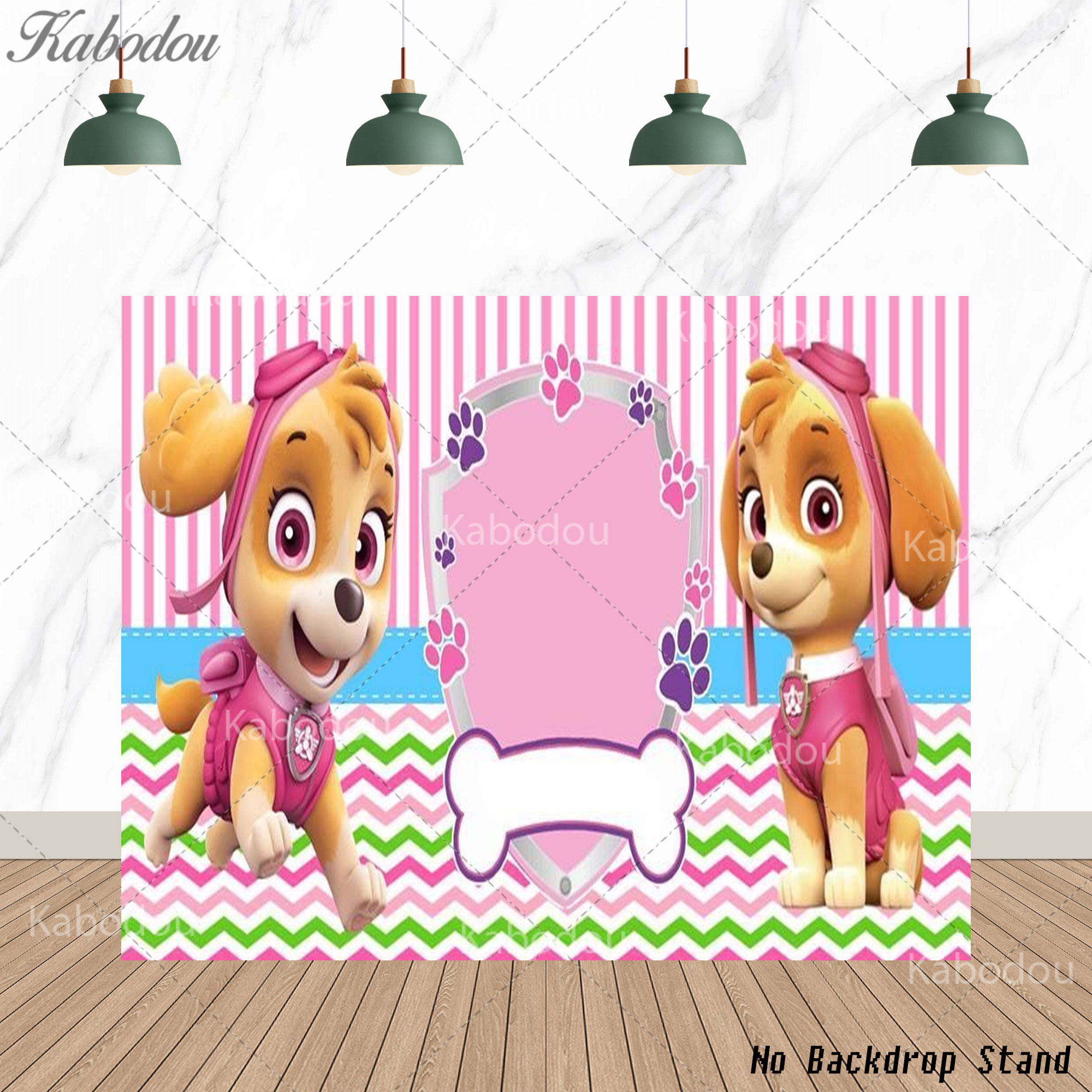 Pink Backdrop Paw Patrol Evere - Baby Nursery Ideas Girl recensione e prezzo