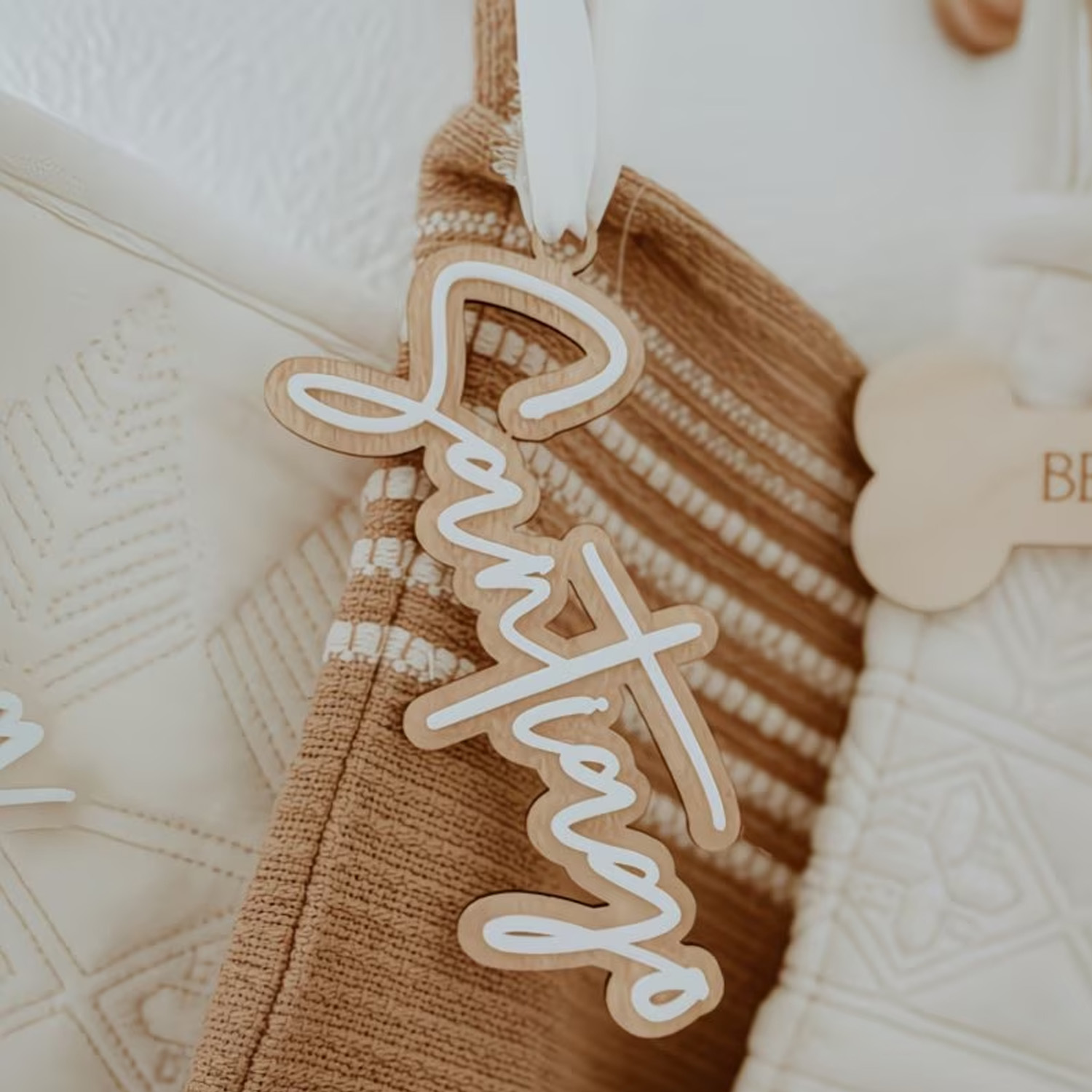 1Pc Custom Name Cute White Woo - Baby Nursery Wall Decor recensione e prezzo