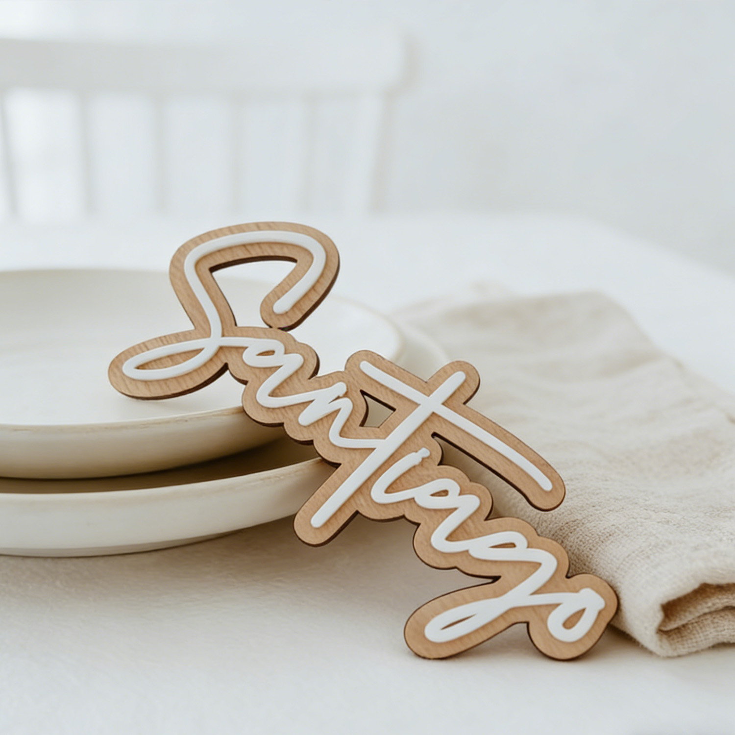 1Pc Custom Name Cute White Woo - Baby Nursery Wall Decor recensione e prezzo