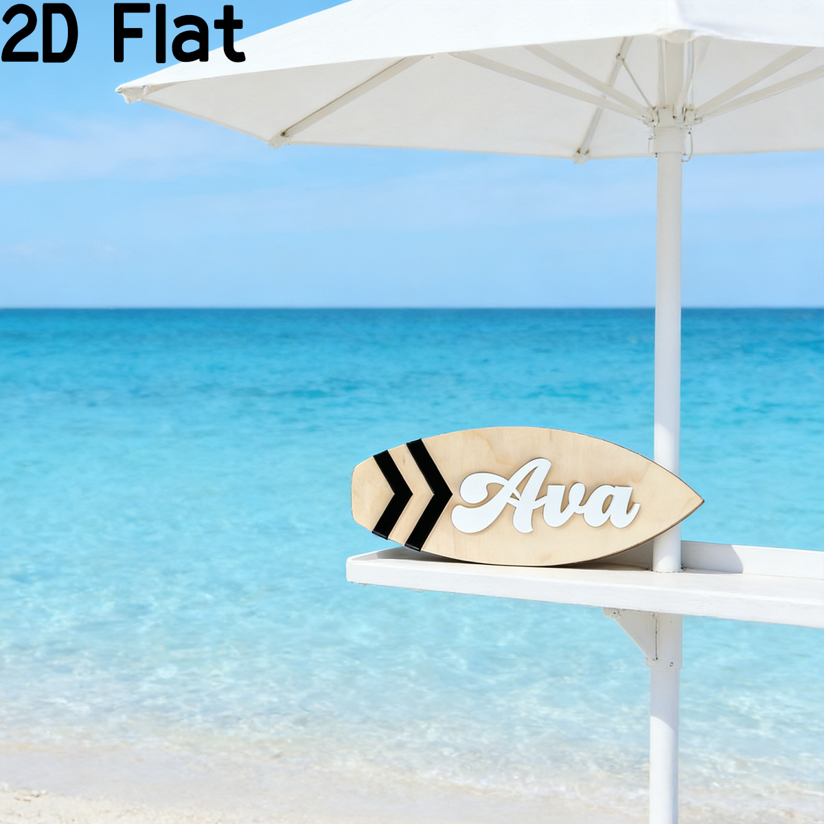 1Pc Custom Surfboard Wooden Ac - Baby Nursery Wall Decor recensione e prezzo