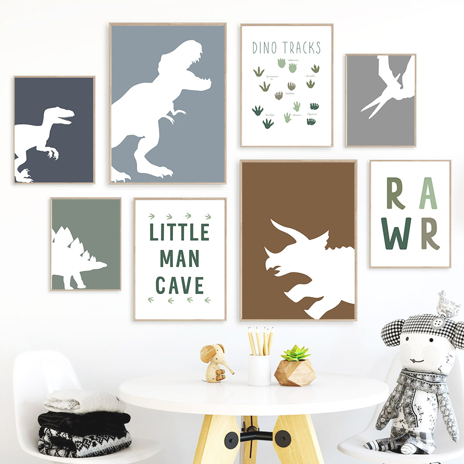 Jurassic Dinosaur Tyrannosauru - Baby Nursery Quotes Wall Art recensione e prezzo