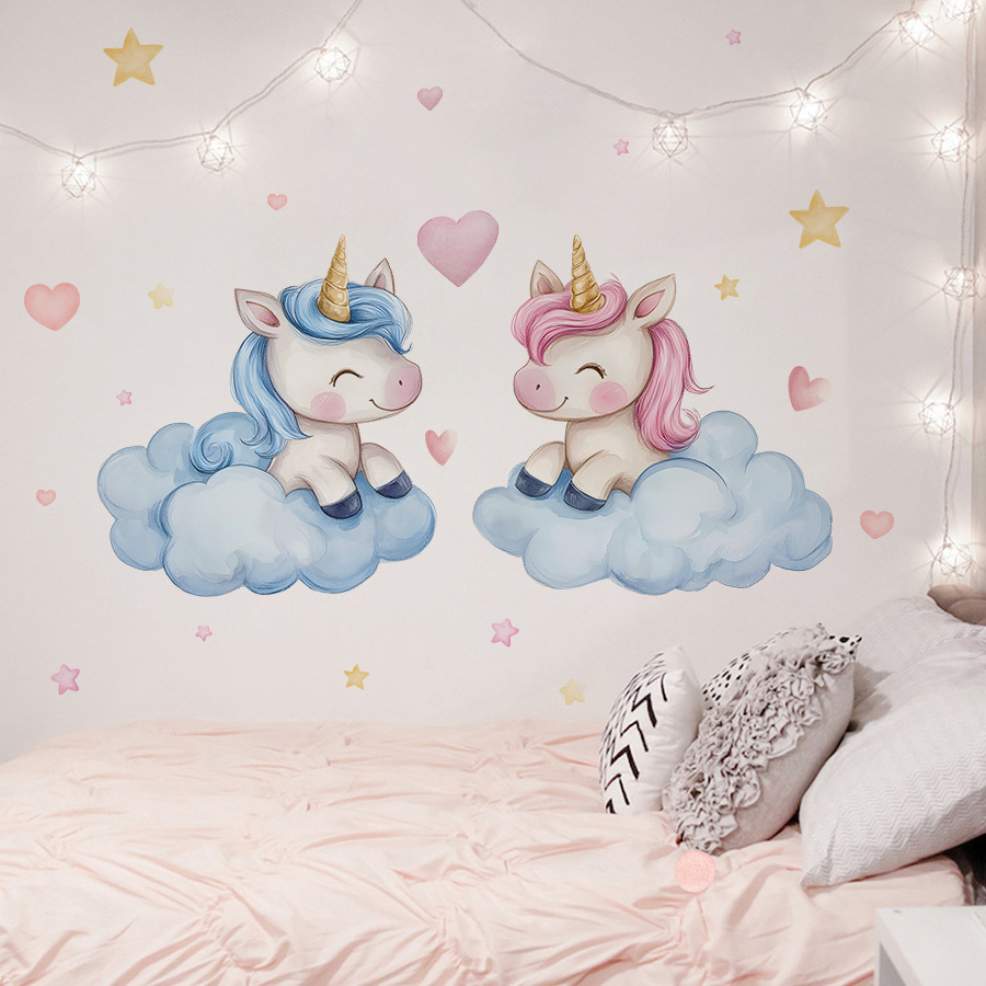 Unicorn Decorative Vinyl Child - Baby Nursery Ideas Girl recensione e prezzo