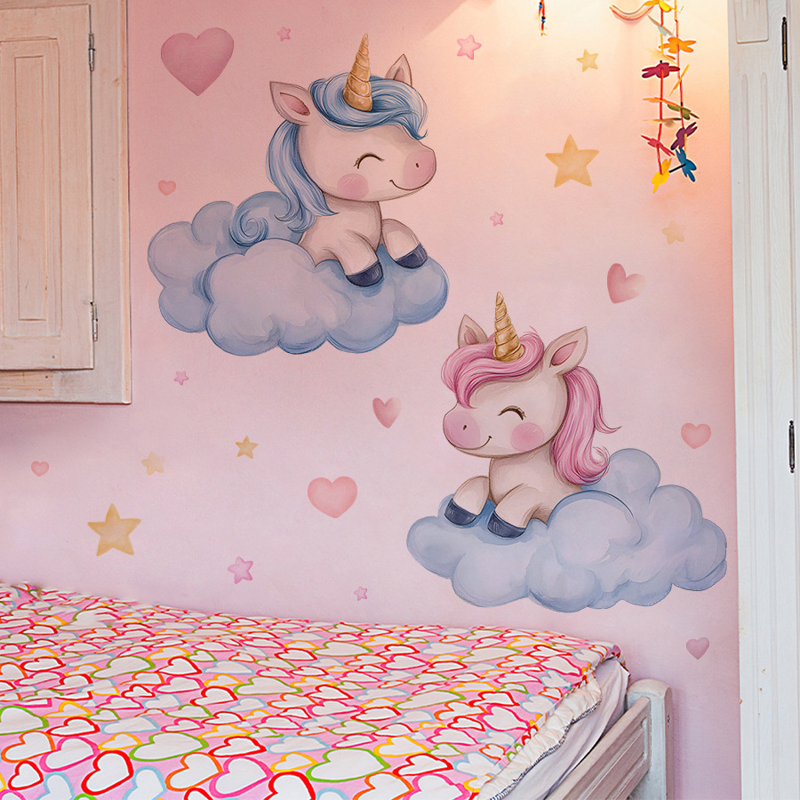 Unicorn Decorative Vinyl Child - Baby Nursery Ideas Girl recensione e prezzo