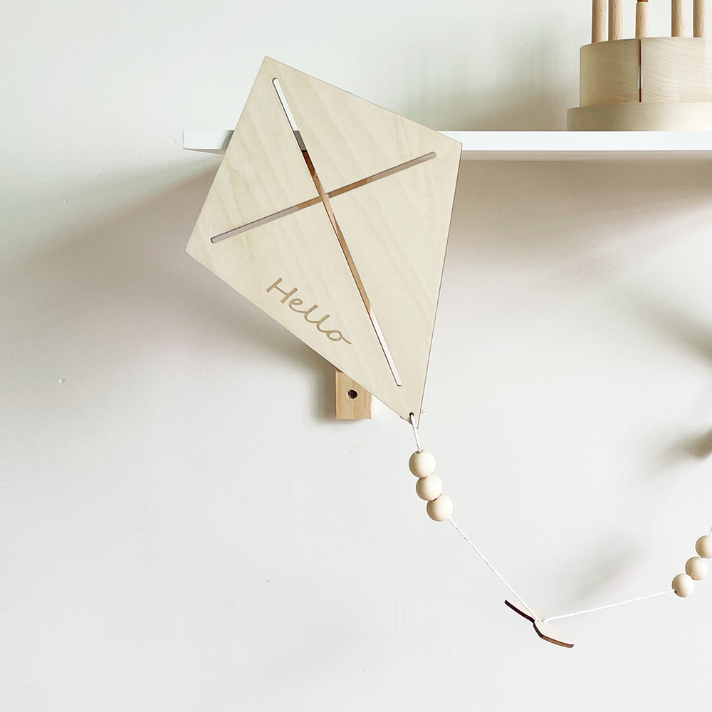 INS Nordic Wooden Kite Wall Or - Baby Nursery Ideas recensione e prezzo