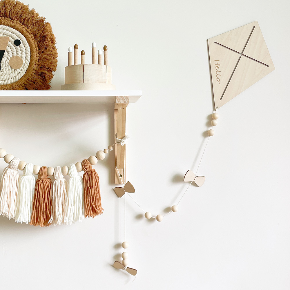 INS Nordic Wooden Kite Wall Or - Baby Nursery Ideas recensione e prezzo