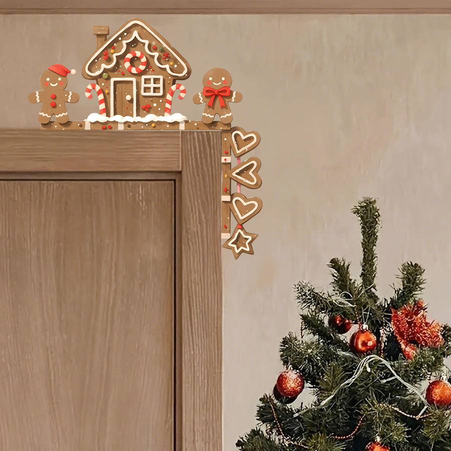 Gingerbread House & Man Christ - Baby Nursery Wall Decor recensione e prezzo