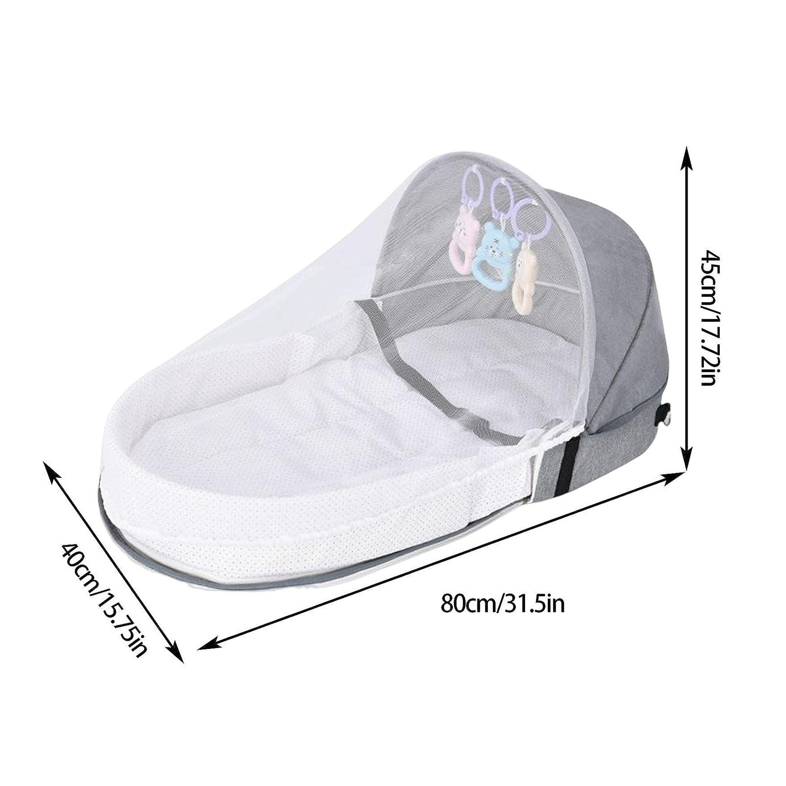 Baby Bed Folding Portable Baby - Baby Nursery Hamper recensione e prezzo